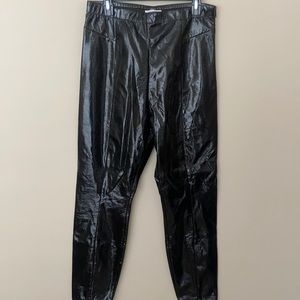 Good American patent leather pants/leggings